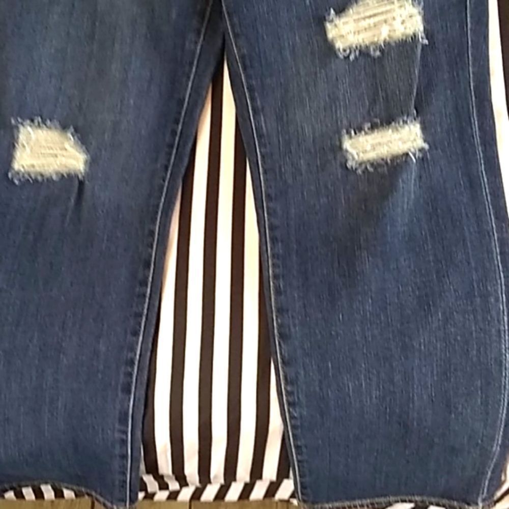 Womens ROCK & REPUBLIC Distressed Jeans Size 12 M - Picture 5 of 6